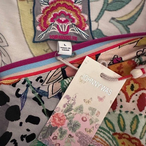 JOHNNY WAS‎ Janie V-Neck Tank Tunic Top Paisley Size L NWT - Picture 11 of 13